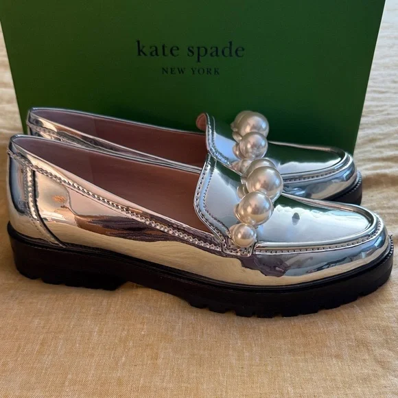 Kate Spade ♠️ Posh Pearl Loafers - Picture 3 of 17